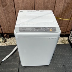 Panasonic洗濯5.0キロ2018年式