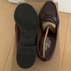 【美品】HARUTA茶色ローファーの画像