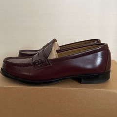 【美品】HARUTA茶色ローファーの画像
