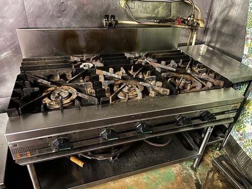 都市ガス用　業務用ガスコンロ