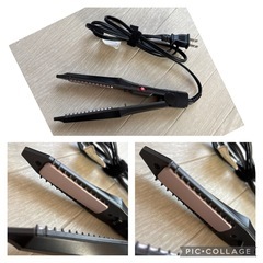 テスコム スタイルアップ THS5 ヘアアイロン 黒 90〜120℃ 海外OKの画像