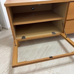 無印良品　オーク材　AVラック　テレビ台　サイドボードの画像