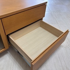無印良品　オーク材　AVラック　テレビ台　サイドボードの画像