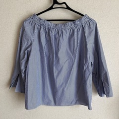 UNITED ARROWS オフショルダー長袖シャツの画像