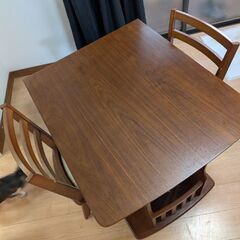 急募☆美品☆伸縮性ダイニングテーブルセットの画像