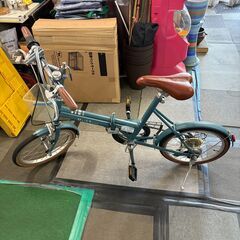 ブリヂストン　折り畳み自転車　18インチ　6段変速新品交換　整備済み