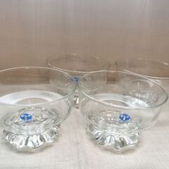 東洋ガラス　パフェグラス4個まとめて　未使用品