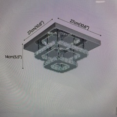 シャンデリアライト(２個セット)の画像