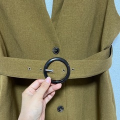 前後リバーシブル2wayジレの画像