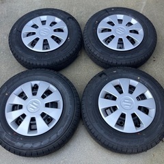 新車外し　145\80r12　タイヤ付きホイール(エブリィ等)
