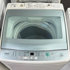 🌟A1129💥2018年製全自動電気洗濯機 AQW-GP70FJ 7kg洗濯機🌟の画像