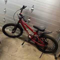 d-bike キッズ 自転車18インチ レッド&ブラック