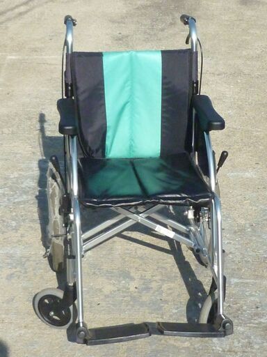 USED 介助式 折りたたみ アルミ製 車椅子 MPR-2 ブルー 株式会社ミキ USED 介助式 折りたたみ アルミ製 車椅子 MPR-2 ブルー 株式会社ミキ