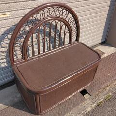 収納ベンチ 背もたれあり