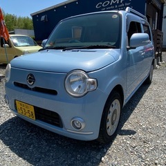 ミラココア　車外ナビ付き　エアコンしっかり効いてます！　純正ルー...