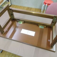 木製折り畳みテーブル　中古の画像
