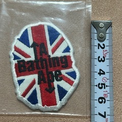 未使用品　アベイシングエイプ　A Bathing Ape ユニオンジャック　ワッペン　ノベルティ　限定　エイプの画像