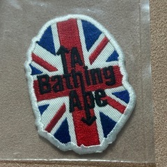 未使用品　アベイシングエイプ　A Bathing Ape ユニオンジャック　ワッペン　ノベルティ　限定　エイプの画像