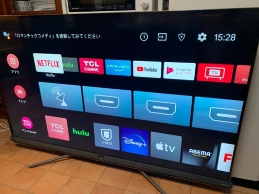 TCL Android 4K スマートテレビ 55インチ 55型 55C8 2019年製