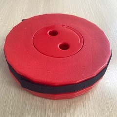 再値下げ！ほぼ未使用【畳めるイス】telescopic stool レインボーカラーの画像