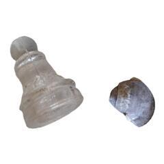 GLASS CHESS ガラス製チェスセット 縦と横:19.5×19.5cmの画像