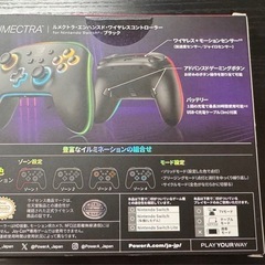 【ほぼ新品】PowerA ルメクトラ・エンハンスド・ワイヤレスコントローラー for Nintendo Switchの画像