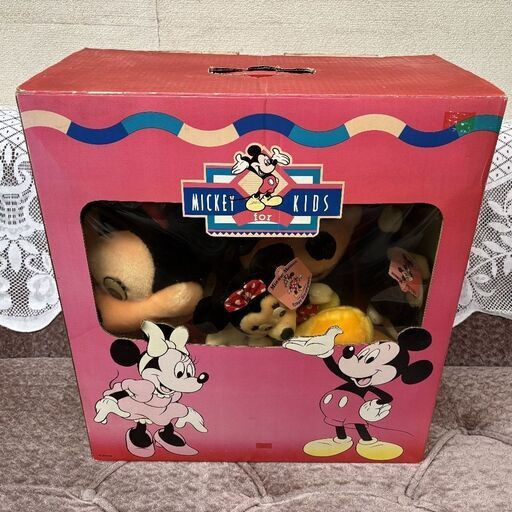 ミッキーマウスぬいぐるみセット MICKY for KIDS外箱◇取りに来