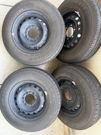 ハイエース純正ホイール4本セット‼︎195/80R15