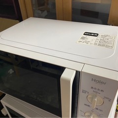 A530♠️ハイア-ル(Haier)電子レンジ　JM-17F-60【60Hz専用】2018年製の画像