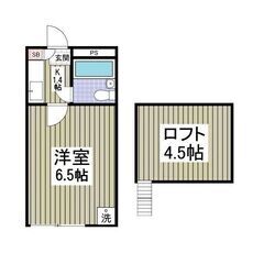 初期費用5万円パック⭐️敷・礼・仲0円⭐️フリーレント⭐️高坂駅⭐️エアコン、ネット使用料不要、ロフト - 東松山市