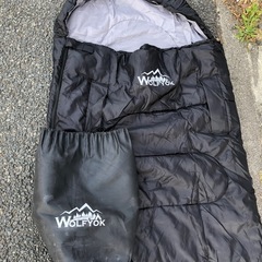 ◆早い方優先‼︎ WOLFYOK 寝袋 ブラックの画像