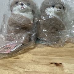 くったりカワウソの赤ちゃんぬいぐるみ２個セット