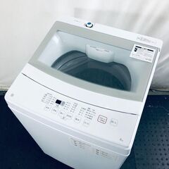 ID:sg219395 ニトリ 洗濯機 一人暮らし 中古 2022年製 全自動洗濯機 6.0kg ホワイト 送風 乾燥機能付き NTR60  【リユース品：状態A】【送料無料】【設置費用無料】