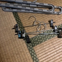 バスタオルハンガー　ズボンハンガー