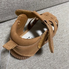 サンダル　茶　14cm 未使用の画像