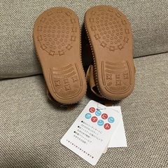 サンダル　茶　14cm 未使用の画像