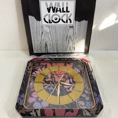 【E23】WALL CLOCK ボタニカル壁掛け時計 クラシック
