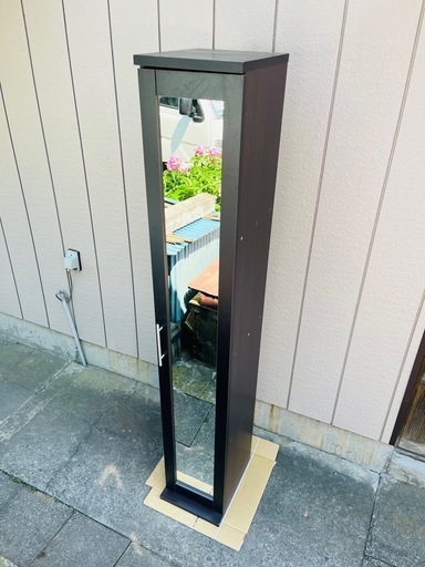 ミラー付き　おしゃれシューズラック