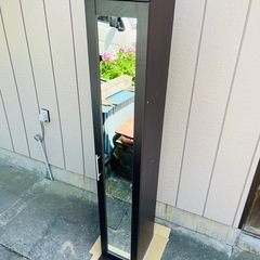 ミラー付き　おしゃれシューズラック
