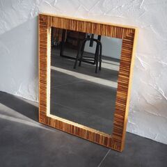 〈リメイク品〉ミラー 鏡 古材リメイクの画像