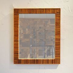 〈リメイク品〉ミラー 鏡 古材リメイク
