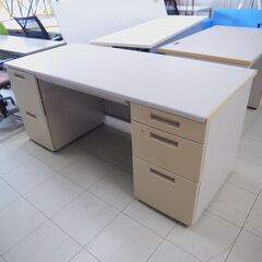 両袖デスク　W1600　リユース品