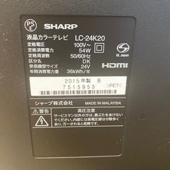 壊れたテレビ