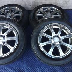 使えます。軽用、155/65R14、アルミセット4本。