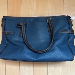 ネイビー　バック　　の画像