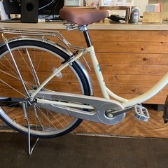 前後タイヤ・チューブ新品！】 LEDオートライト シングルギア 26インチ