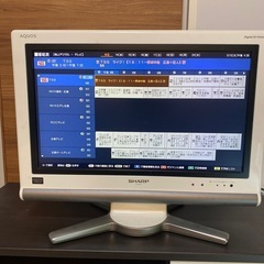 シャープ 20V型 液晶 テレビ AQUOS LC-20D10の画像