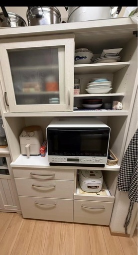 ニトリ）食器収納棚 (饅頭) 札幌の収納家具《食器棚、キッチン