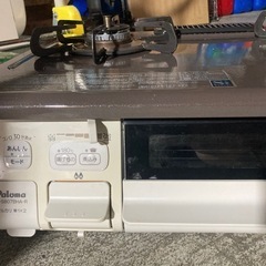 パロマ　洗剤清掃済み　LPガスコンロ　プロパンガス　水無グリル　揚げ物　煮込設定付きの画像