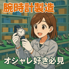 腕時計製造スタッフ🛠️誇れる仕事でモノづくりしませんか？
